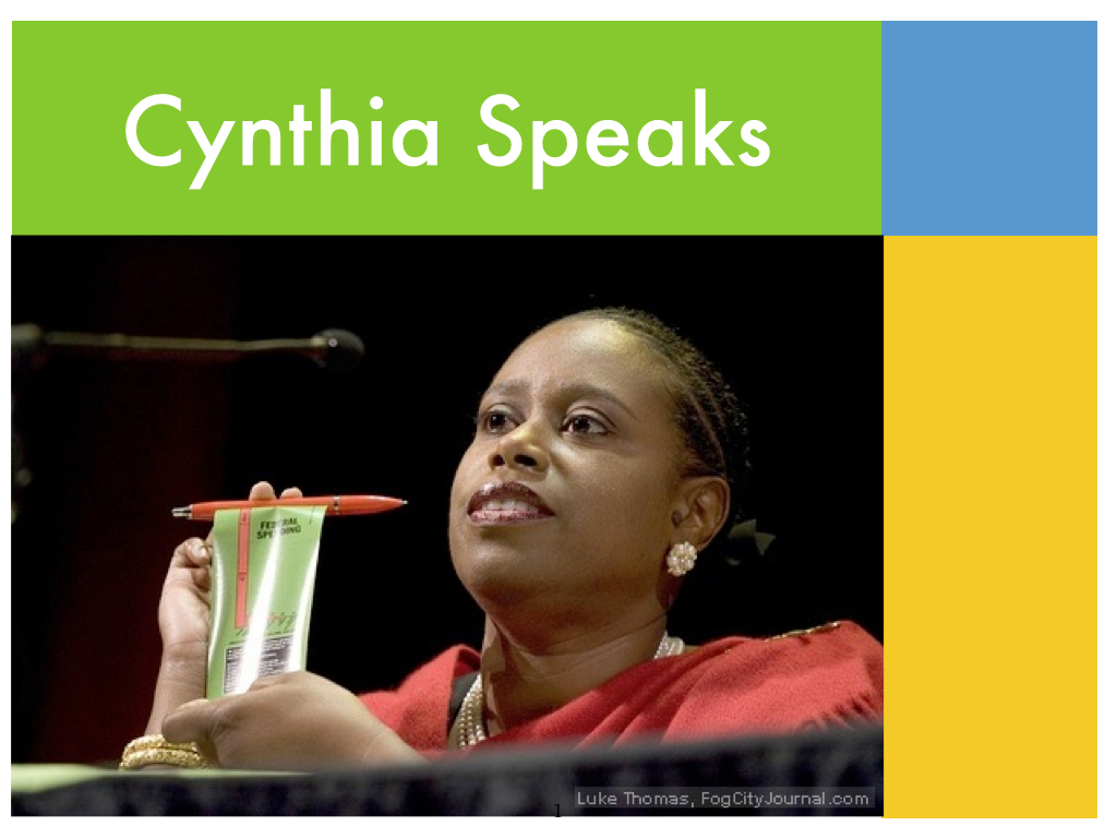 Cynthia McKinney